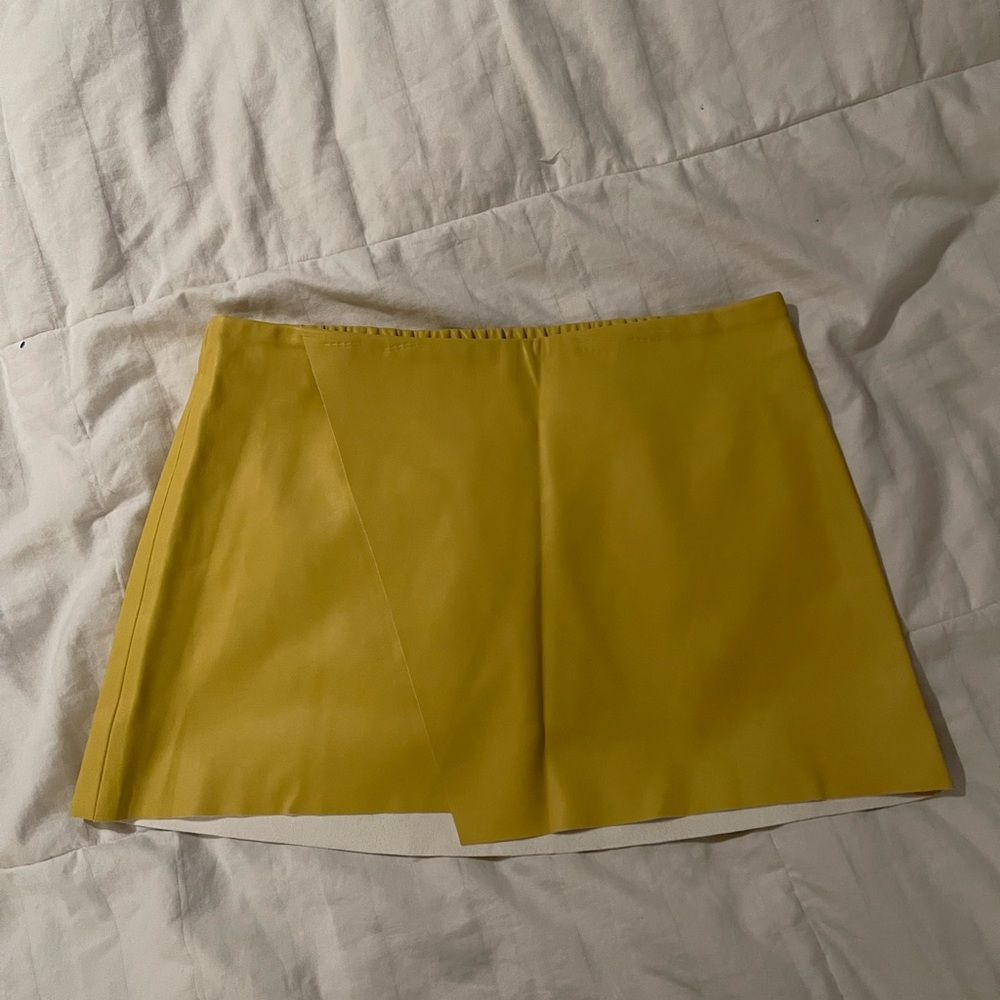 Zara faux leather skirt